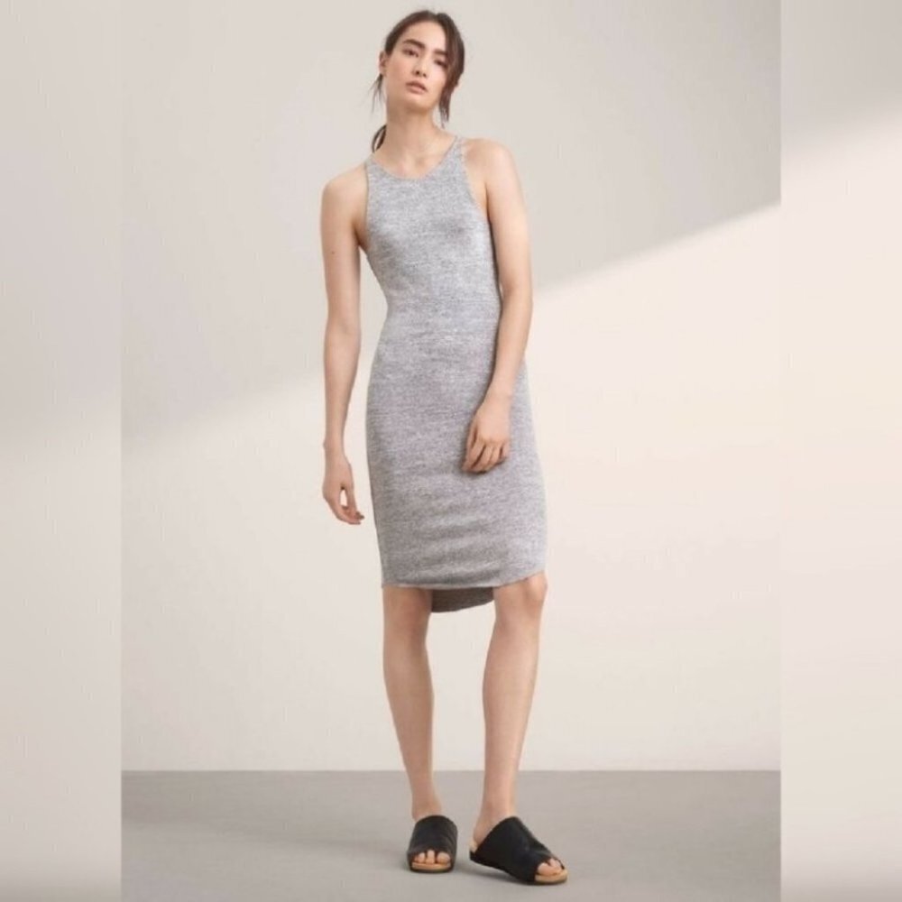 Aritzia | Wilfred Free Chrissy‎ StretchBodycon Dress | heather grey